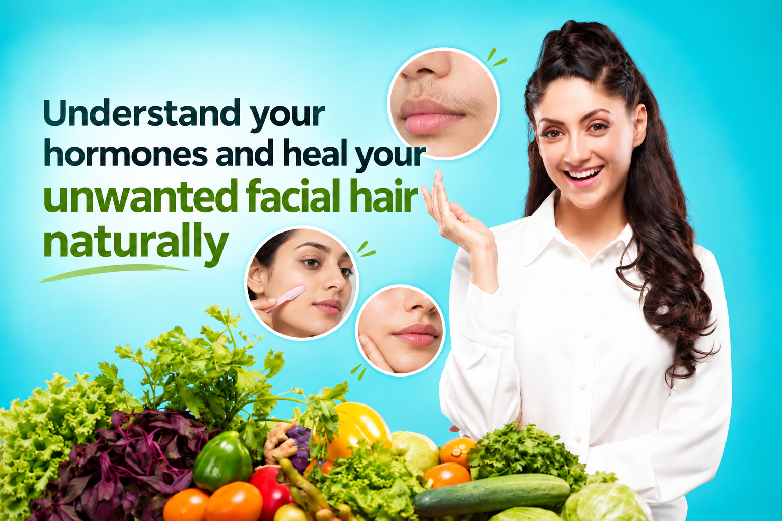 Unwanted Facial Hair in Women: Understanding Your Hormones and Healing Your Confidence Naturally